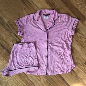 Kate Spade Shorty Notch Collar PJ set